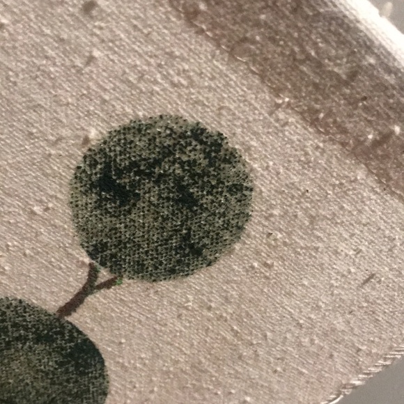 Large Vintage Desktop Divider Iron/Burlap - Picture 10 of 15